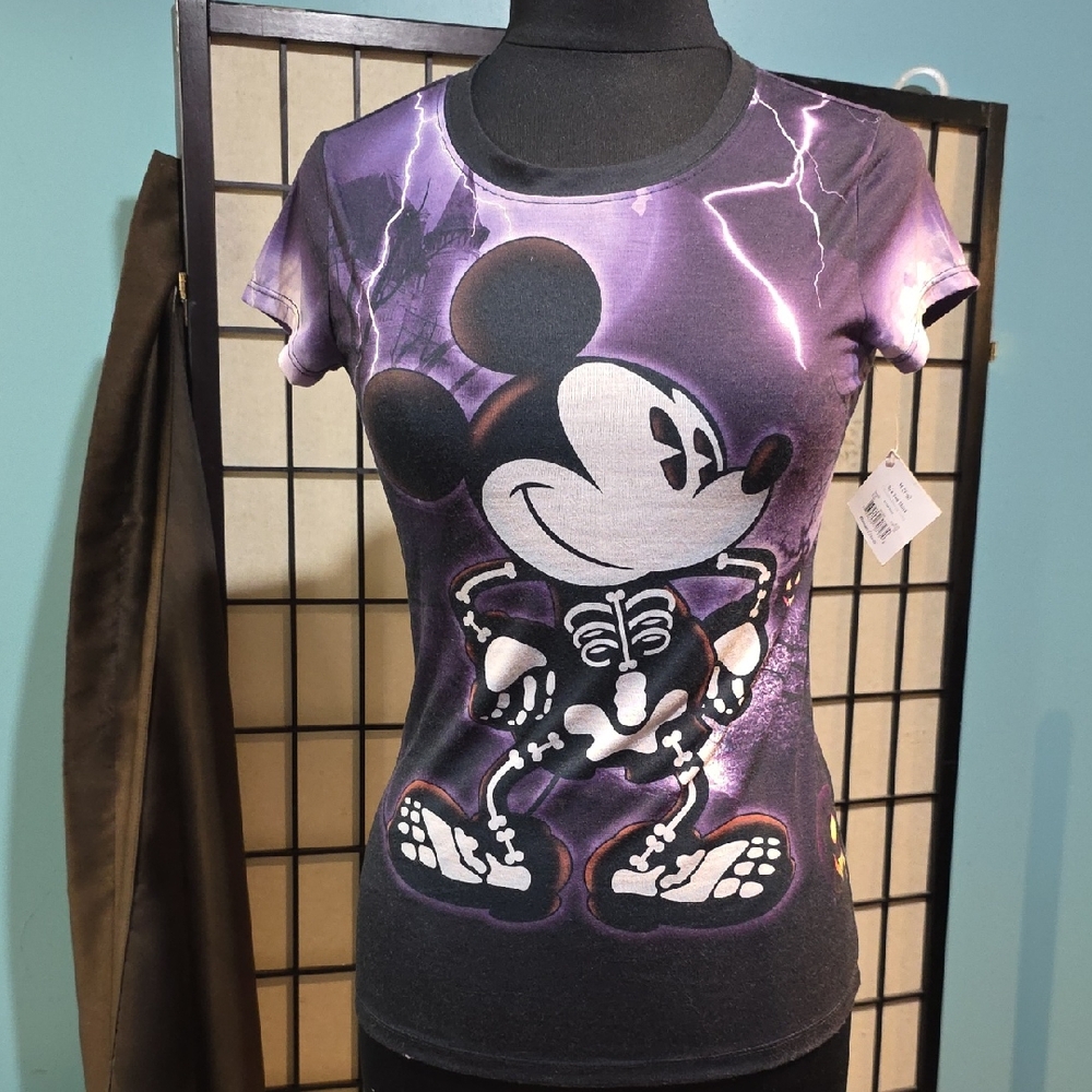 Disney Black Short Sleeve Tee